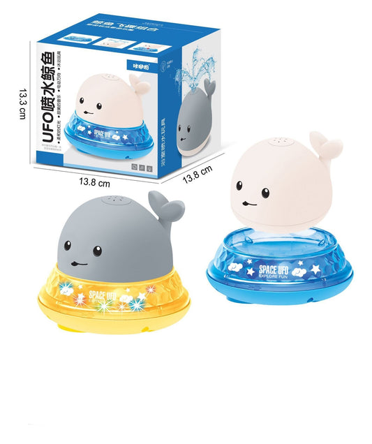 Baby Cartoon Whale Bath Toy – Floating Fun with Lights & Music