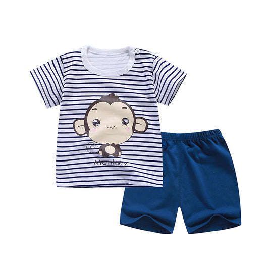 Boy and Girl Pure Cotton Korean-Style T-Shirt