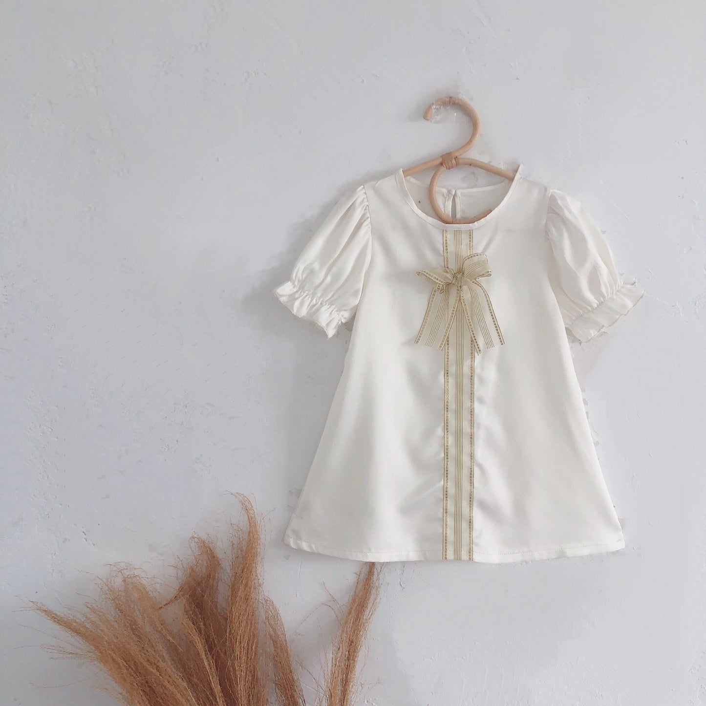 Korean Style Bowknot Chiffon Kids Skirt top