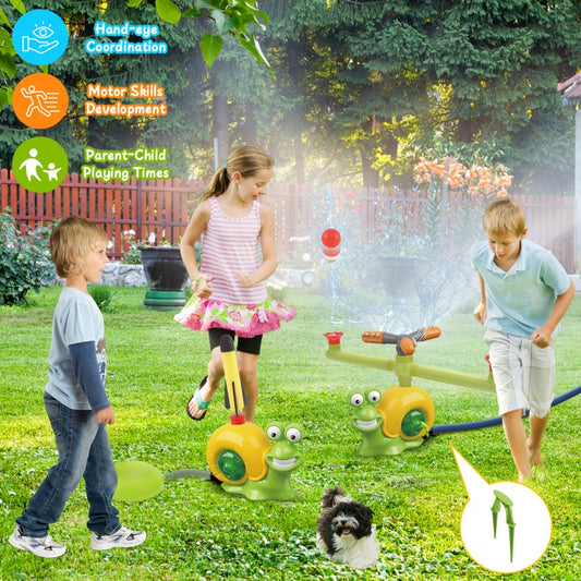 Water Sprinkler Toy for Kids – Yellow Edition