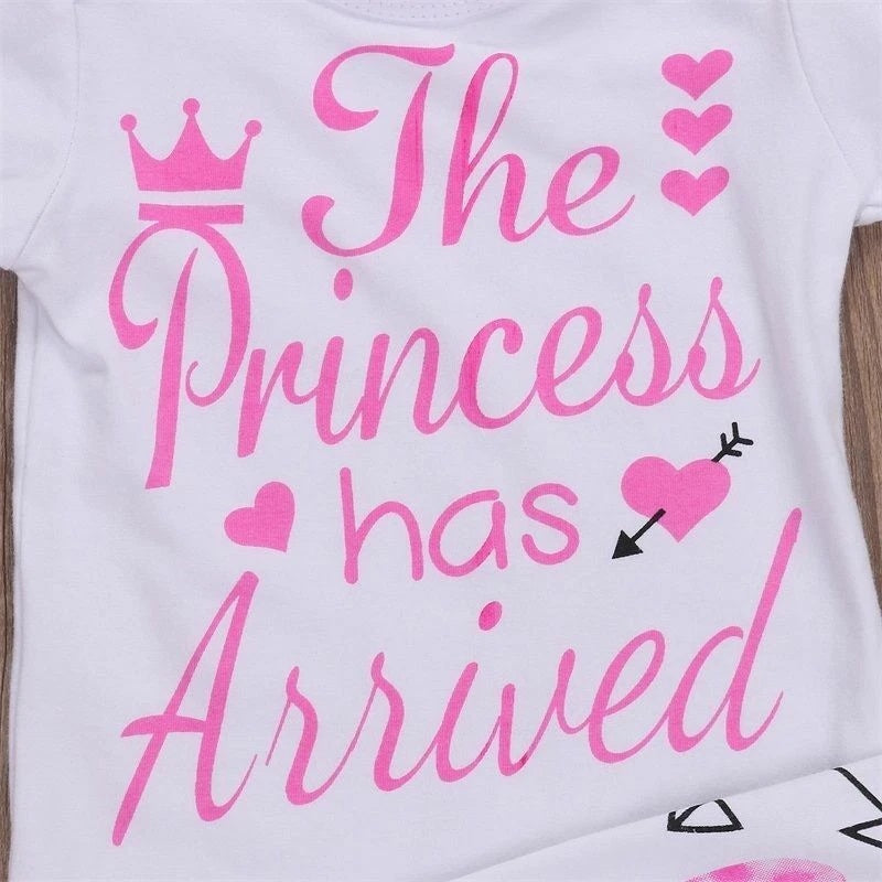 4PCS New-Born Baby Girl Outfit Set