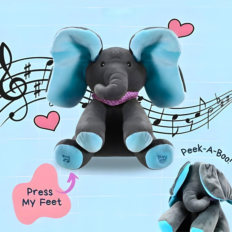 Peek-A-Boo Elephant Singing Plush Toy