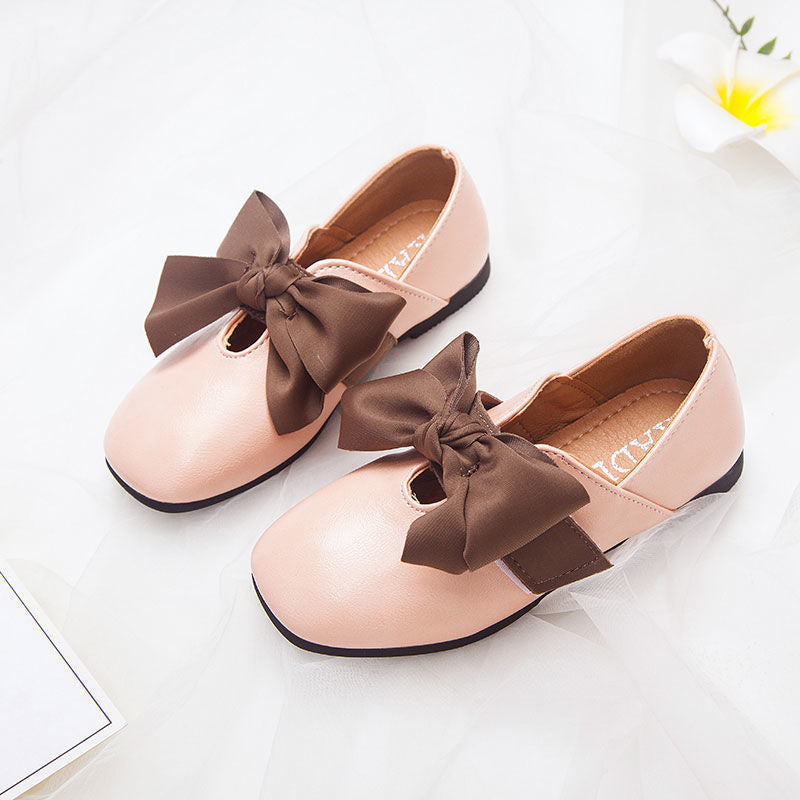 Children's Grandma Leather Shoes Spring Kids