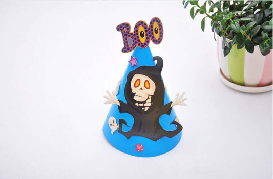 Halloween Supplies Paper Cartoon Hat Kids