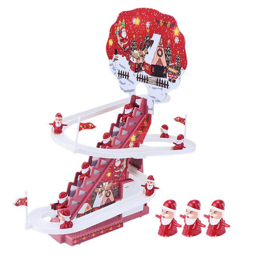 Christmas Slide Crawling Stairs Track Gift Toy