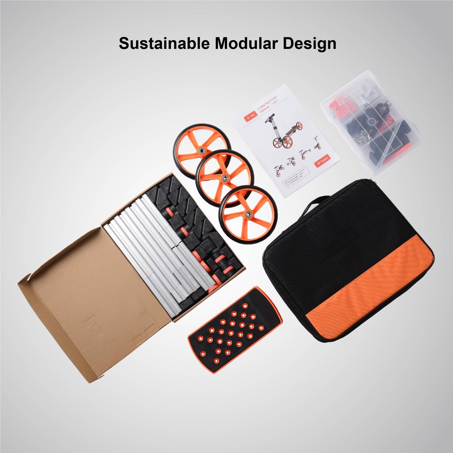 20-in-1 Kids Balance Bike &amp; Engineering Kit