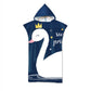 Kids Cartoon Animal Hooded Beach Towel