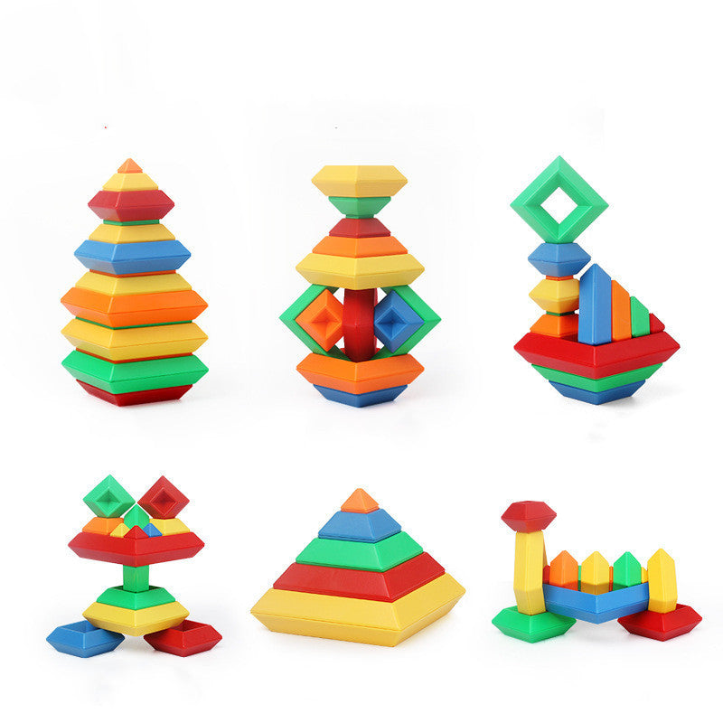 Rainbow Tower Ring – Stack, Learn & amp Play