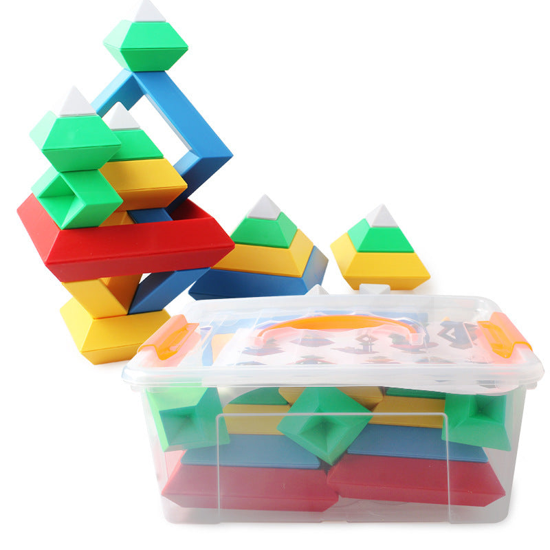Rainbow Tower Ring – Stack, Learn & amp Play