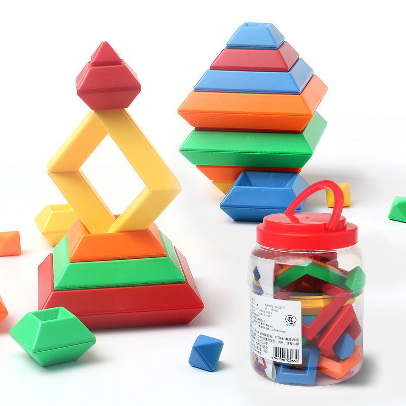 Rainbow Tower Ring – Stack, Learn & amp Play
