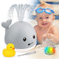 Baby Cartoon Whale Bath Toy – Floating Fun with Lights &amp; Music