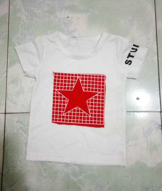 Star Printed Summer Clothes Set