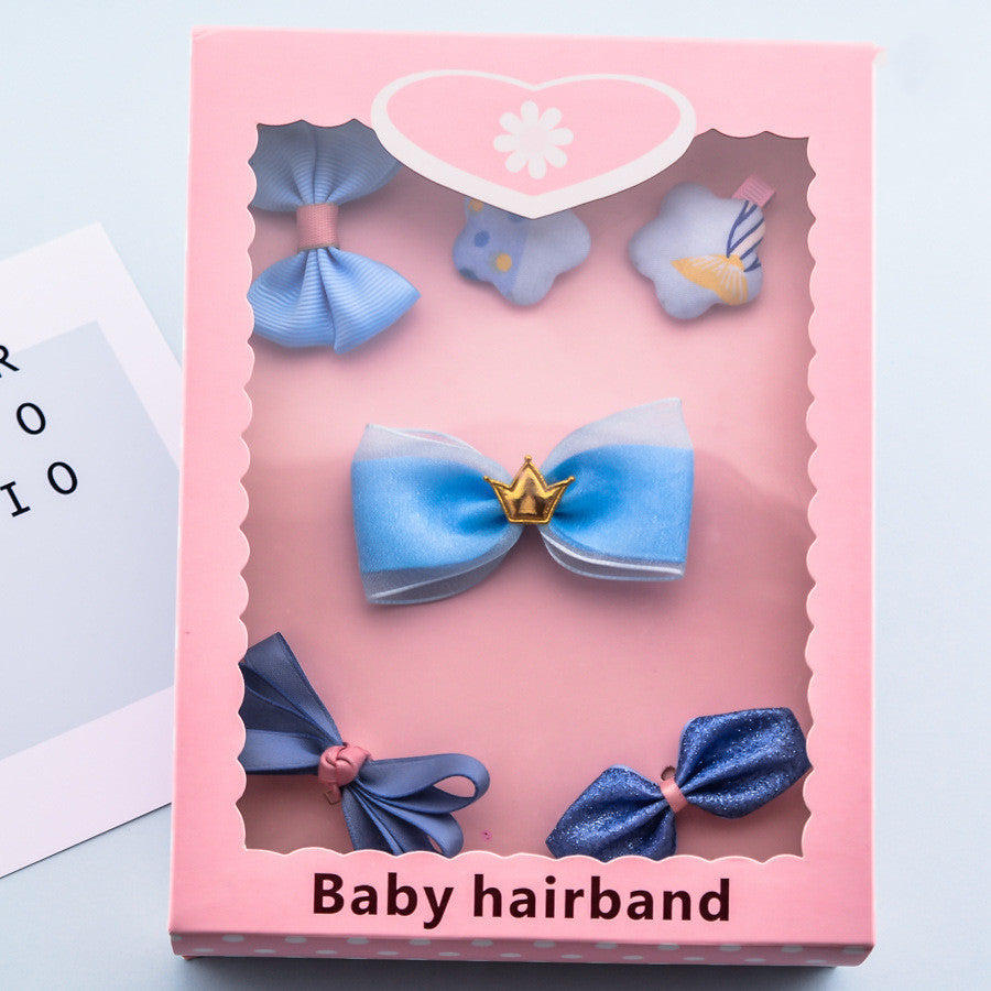 Girl Princess Bow Hairpin Combo Set