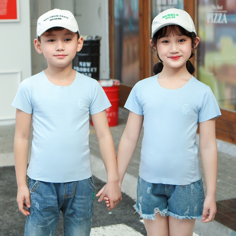 Cartoon Modal Kids Print Short Sleeve