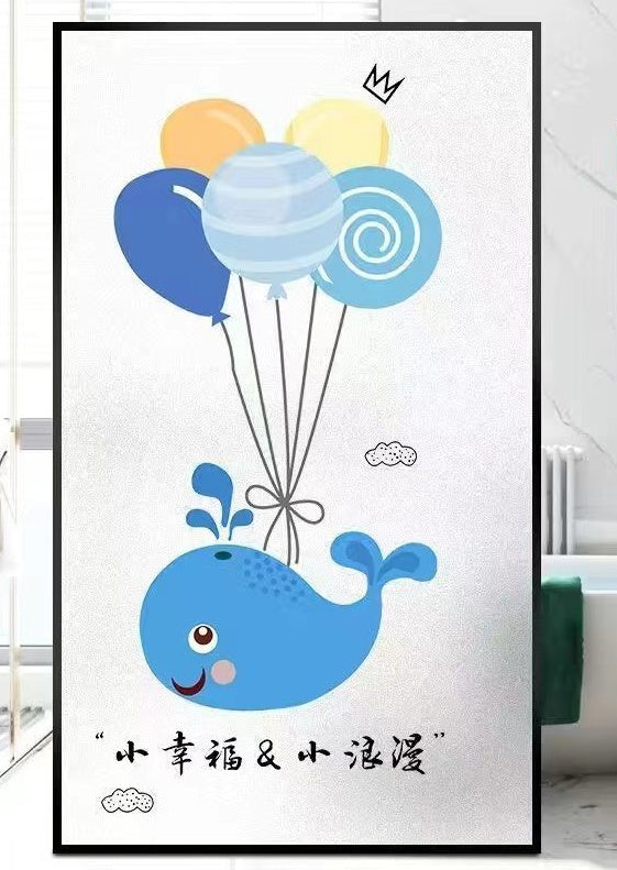 Trending Cartoon Cat Glass Stickers