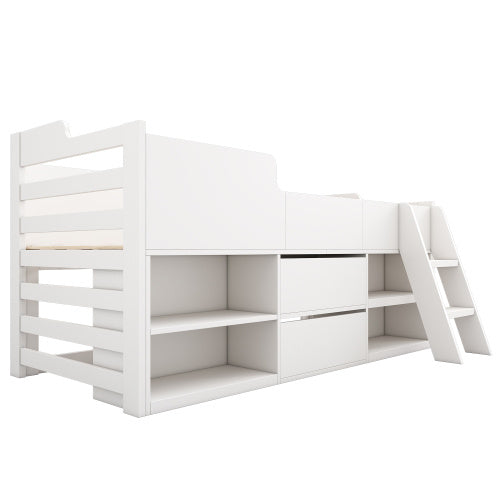 Cabin Mid Sleeper Wooden Bed – Smart, Stylish &amp; Space-Saving
