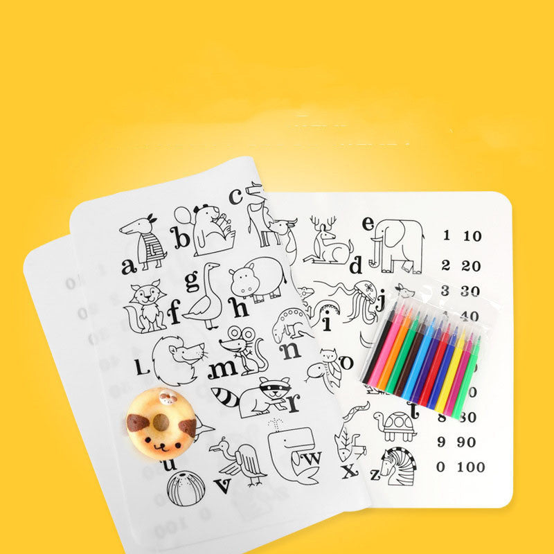 Foldable Waterproof Kids Coloring Portable Silicone Mat