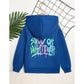 Toddler Girl Zip-Up Hoodie Jacket – “Sorry or Whatever” Letter Print