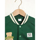 Toddler Kids Trendy Embroidery Letter Print Jacket – Baseball Collar