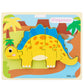Baby Wooden Dinosaur 3D Puzzle – Montessori Learning Fun!