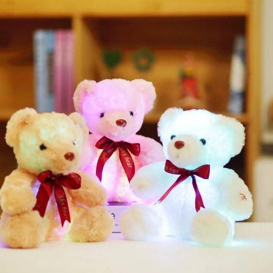 glowing teddy bear plush toy