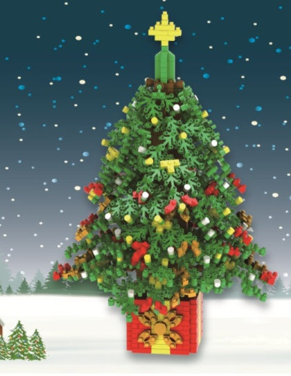 Micro Mini Blocks – Father Christmas &amp; Holiday Set