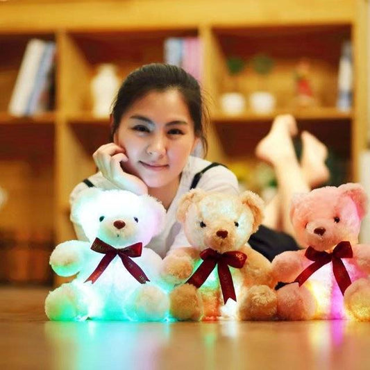 glowing teddy bear plush toy