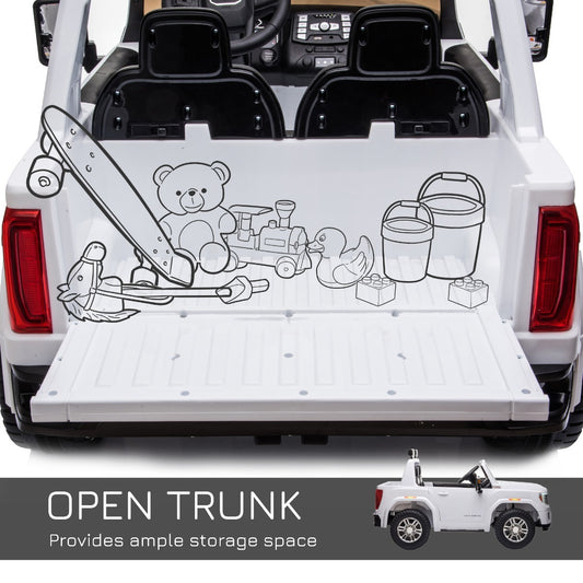 12V Battery Kids GMC Sierra HD Ride On Toy With Remote Control