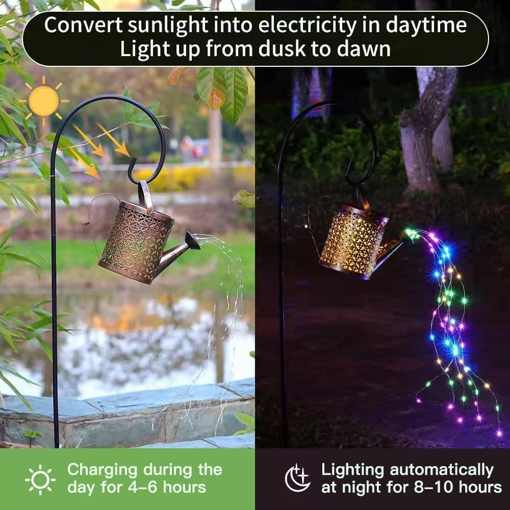 🎄Christmas Solar Kettle LED Night Light (💡Garden Lawn Decoration Light)