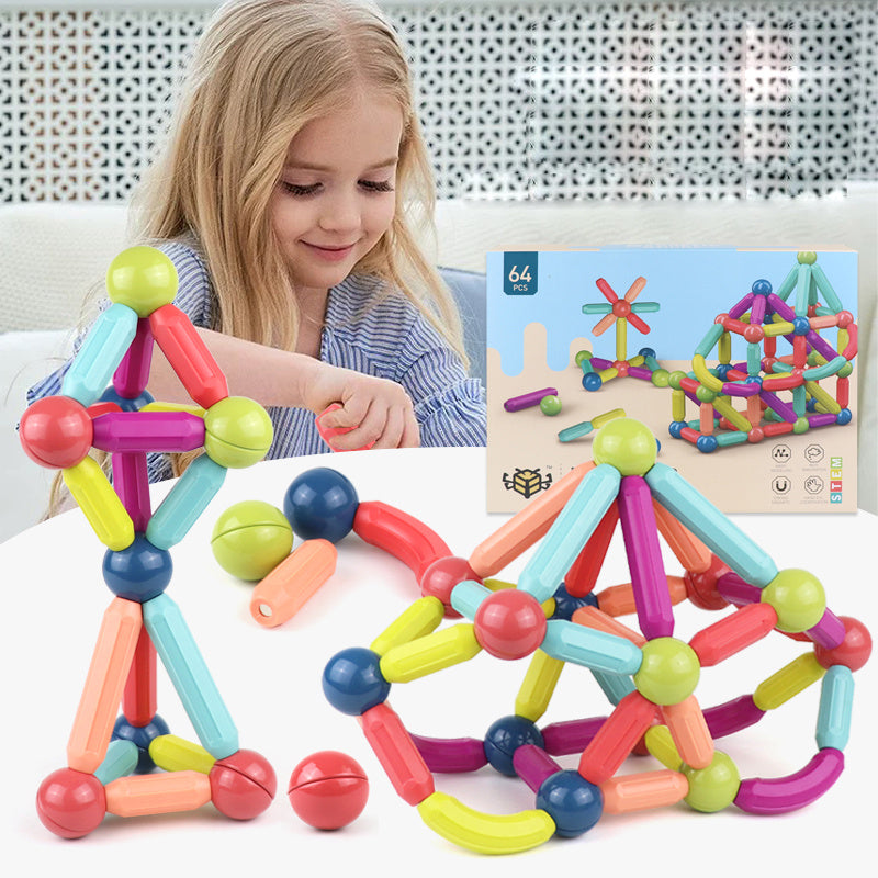 Magnetic Stick Building Blocks – Kids’ Magnetic Toy Bricks