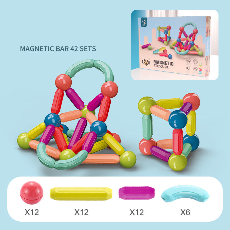 Magnetic Stick Building Blocks – Kids’ Magnetic Toy Bricks