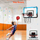 Kids Basketball Hoop With LED Lights & Audio Scoreboard Indoor Basketball Hoop