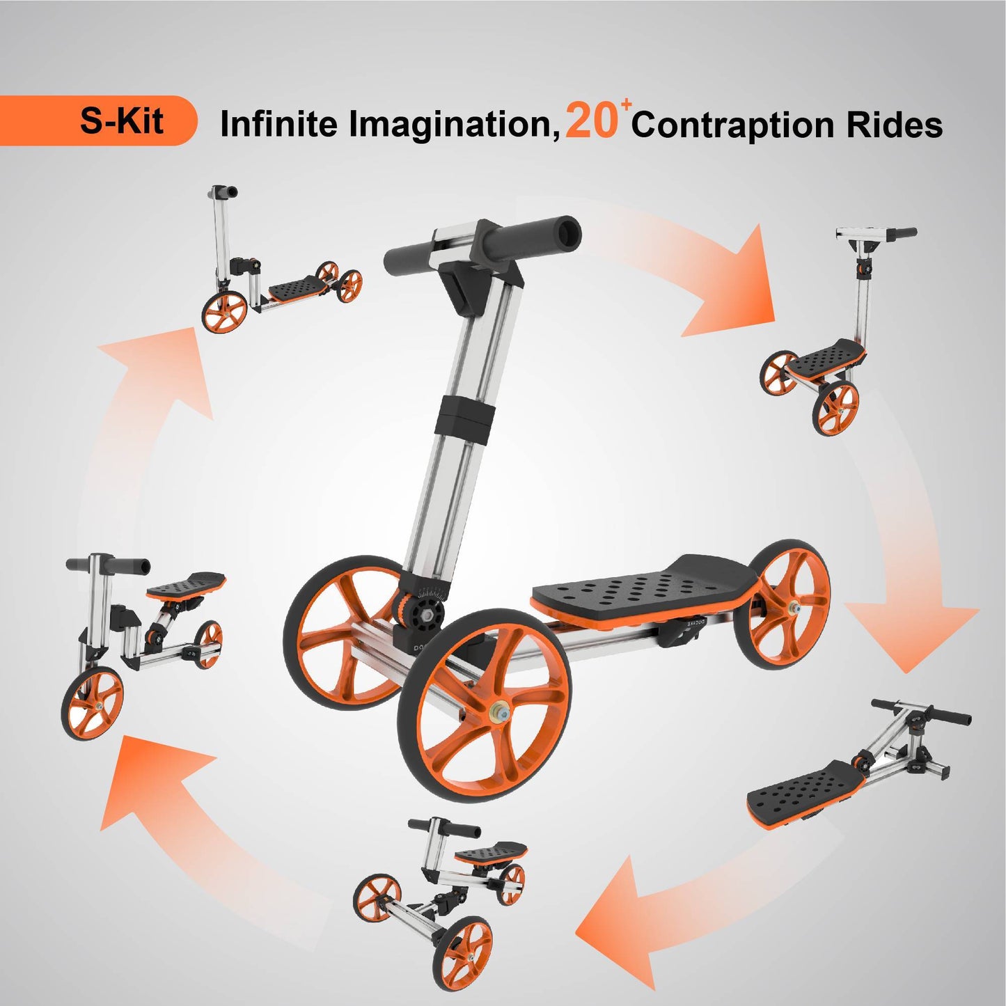 20-in-1 Kids Balance Bike &amp; Engineering Kit