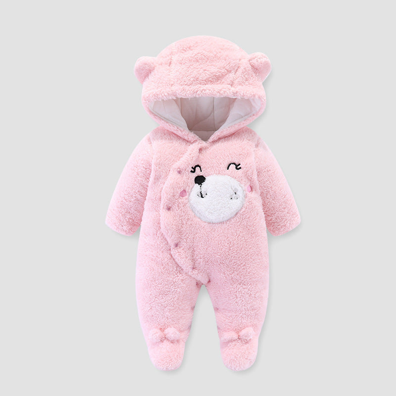 Baby Velvet Winter Jumpsuit