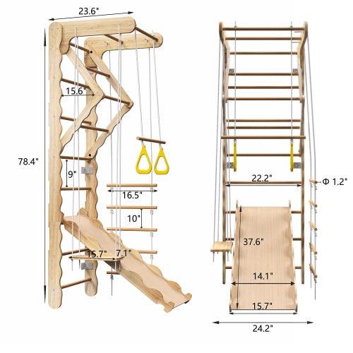 Toddler Pikler Triangle Climbing Set