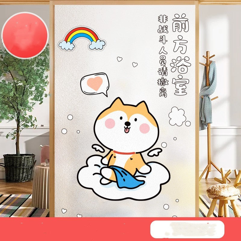 Trending Cartoon Cat Glass Stickers