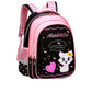 Kids School Cute Cat Print Backpack Bag