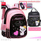 Kids School Cute Cat Print Backpack Bag