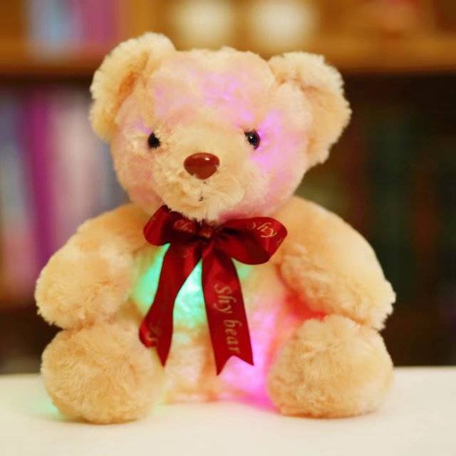 glowing teddy bear plush toy