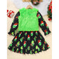 Toddler Christmas Party Dress Set