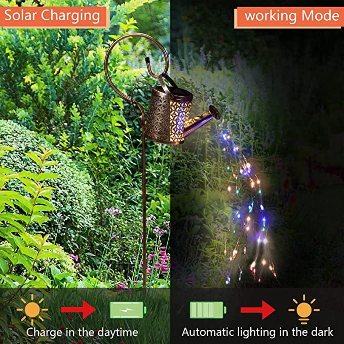 🎄Christmas Solar Kettle LED Night Light (💡Garden Lawn Decoration Light)