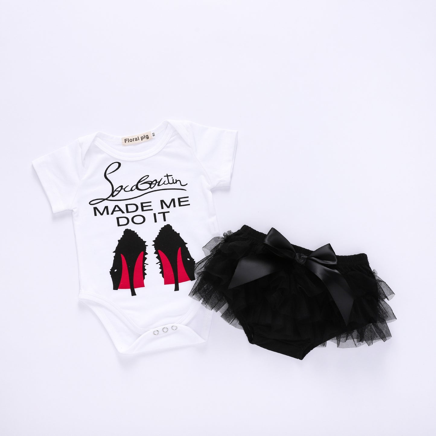 Baby Girls Cartoon Summer Clothes Set