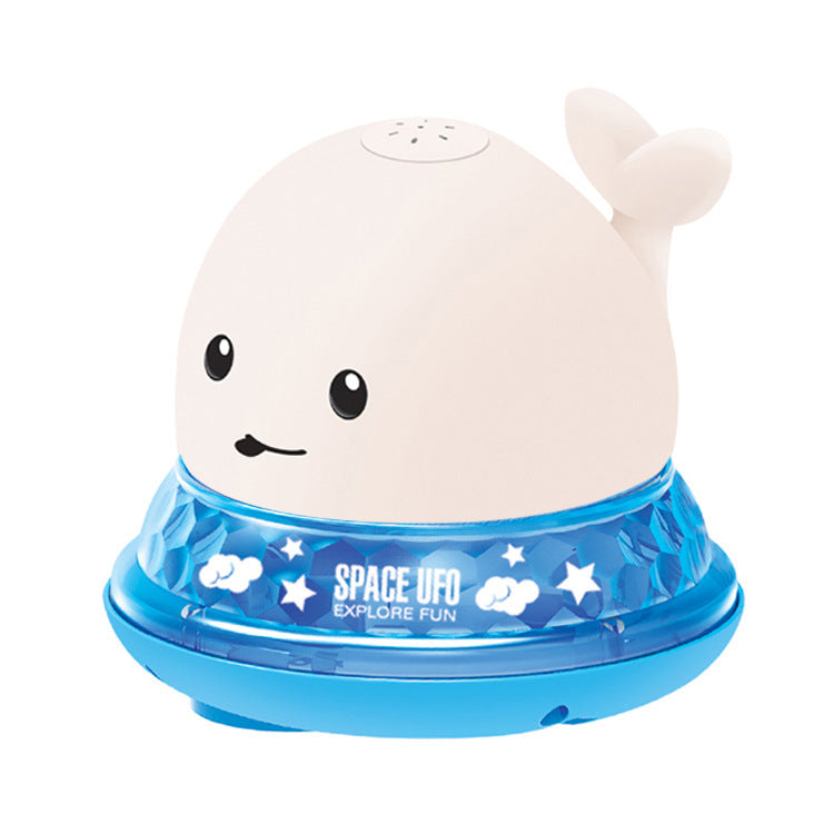 Baby Cartoon Whale Bath Toy – Floating Fun with Lights &amp; Music
