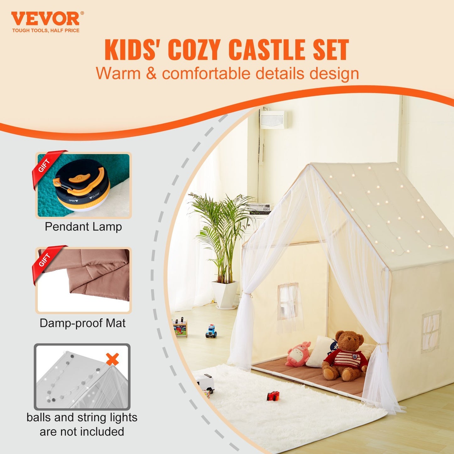 VEVOR Kids Play Tent