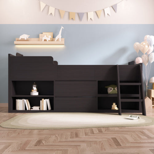 Cabin Mid Sleeper Wooden Bed – Smart, Stylish &amp; Space-Saving