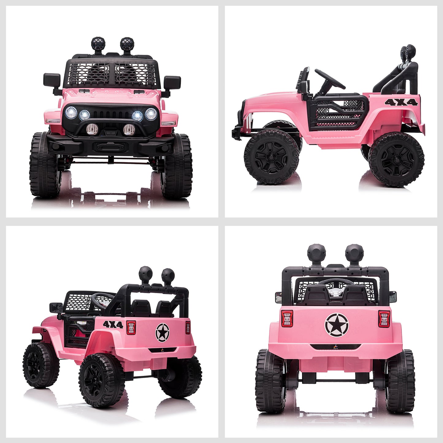 Electric Off-Road Truck 12V Kids Ride-On – With Remote Control &amp; MP3 Music