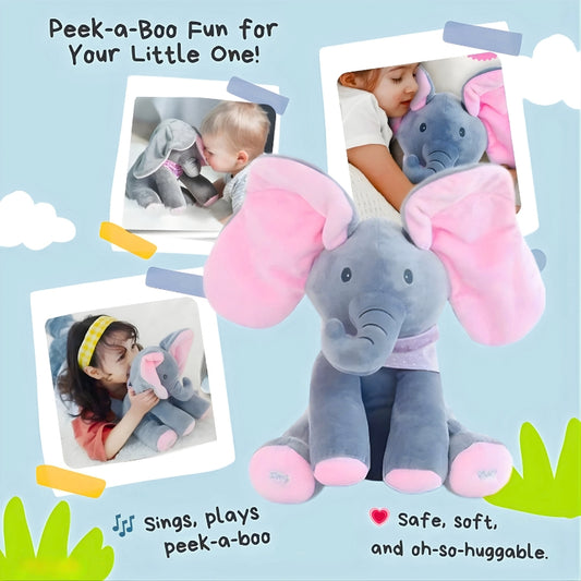 Peek-A-Boo Elephant Singing Plush Toy