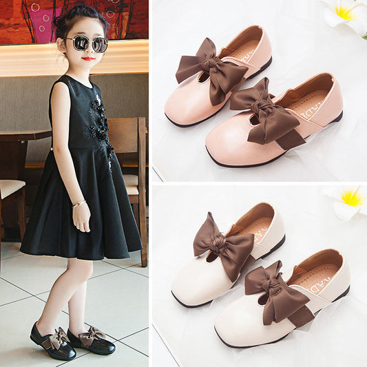 Children's Grandma Leather Shoes Spring Kids