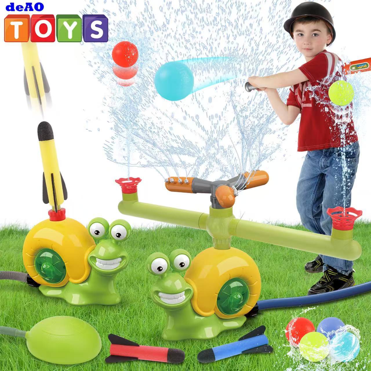 Water Sprinkler Toy for Kids – Yellow Edition