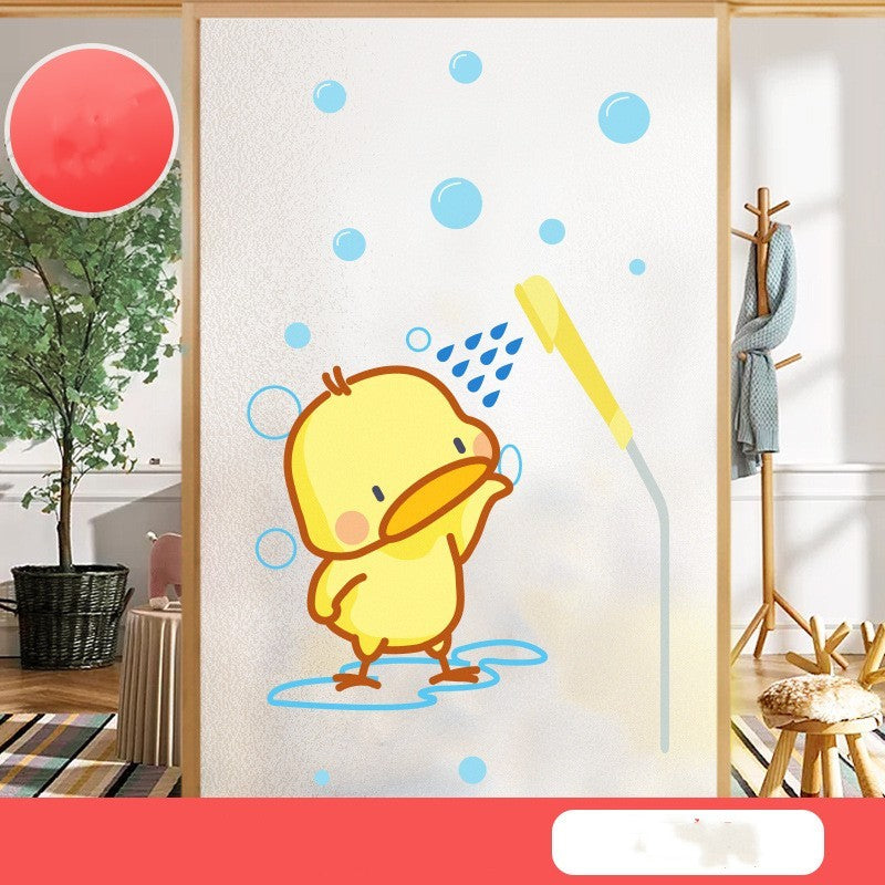 Trending Cartoon Cat Glass Stickers